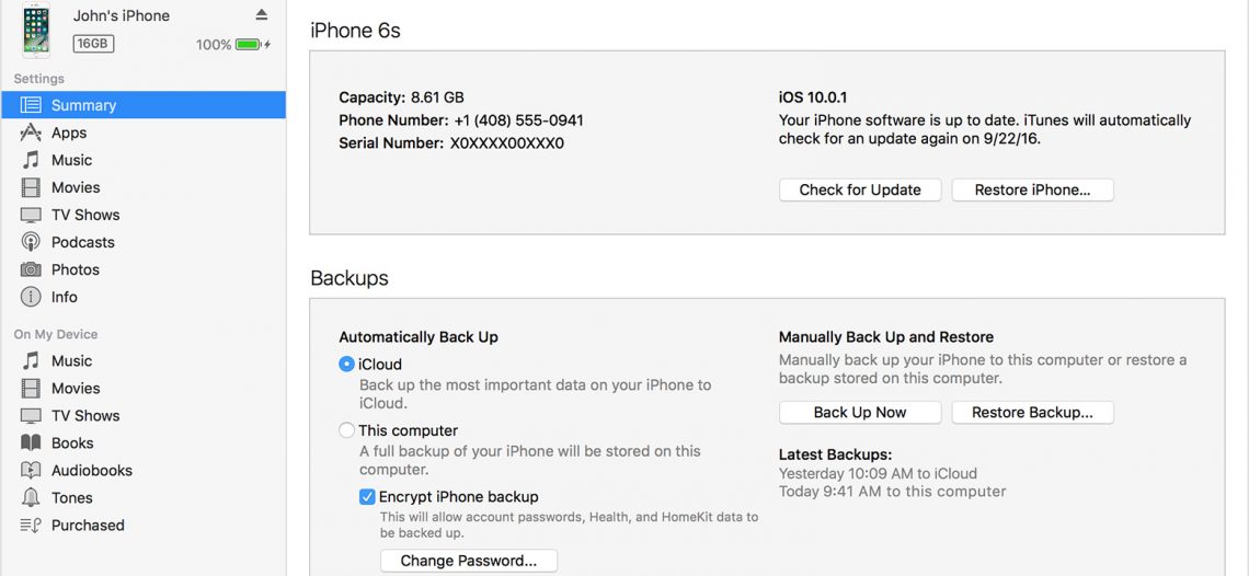 Cách khôi phục (restore) lại iPhone/iPad/iPod Touch bằng phần mềm iTunes