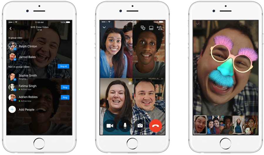 Facebook Messenger đã hỗ trợ tính năng gọi video nhóm trên toàn cầu