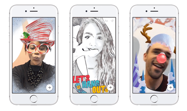 Facebook Messenger bổ sung tính năng Camera tương tự Snapchat