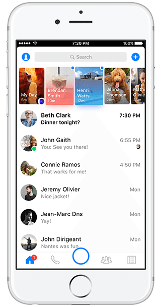 Messenger ra mắt một giao diện mới tập trung vào việc cải thiện điều hướng