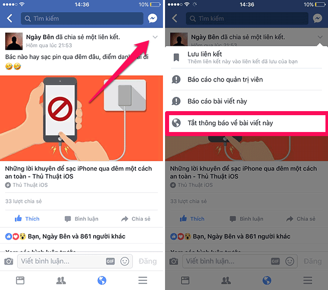 Hướng dẫn kiểm soát thông báo của Facebook trên iPhone và máy tính