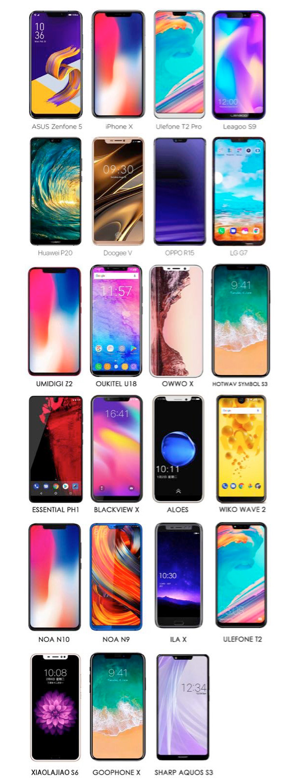 dien thoai android co tai tho giong iphone x