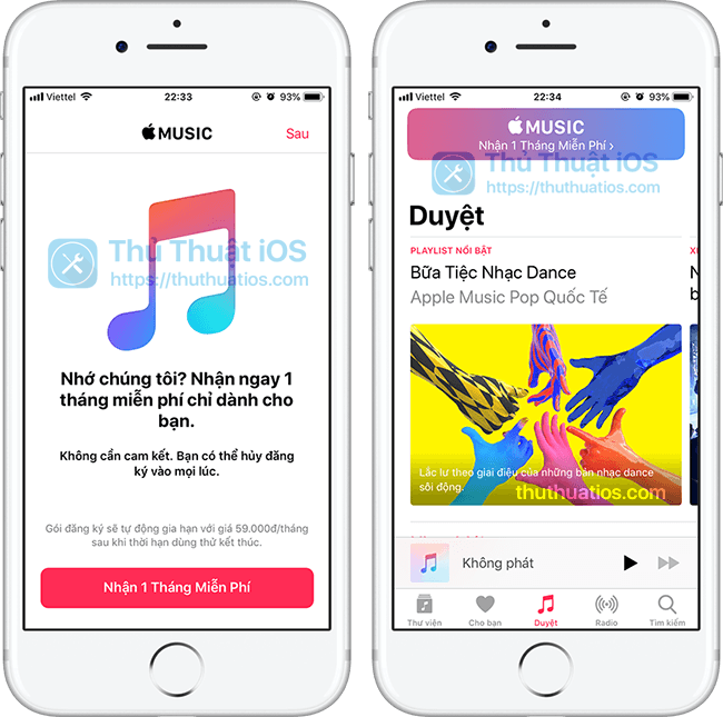 Cách nhận thêm 1 hoặc 3 tháng dùng Apple Music miễn phí sau khi hết hạn dùng thử