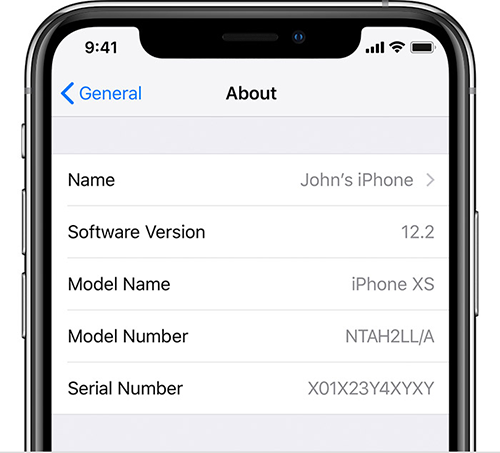Hướng dẫn tìm số sê-ri/IMEI trên iPhone, iPad hoặc iPod touch