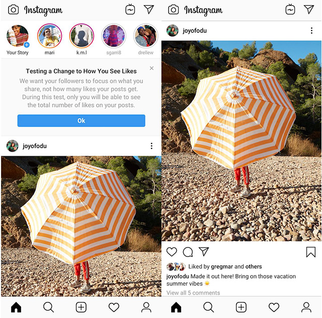 Instagram đang thử nghiệm ẩn số lượt thích trên ảnh, “Chế độ sáng tạo” mới sắp ra mắt